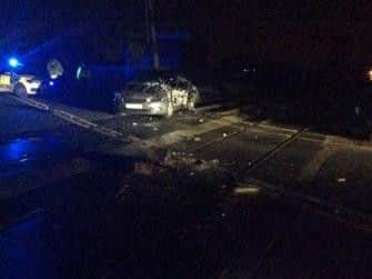 The aftermath of the collision (pic: Network Rail)
