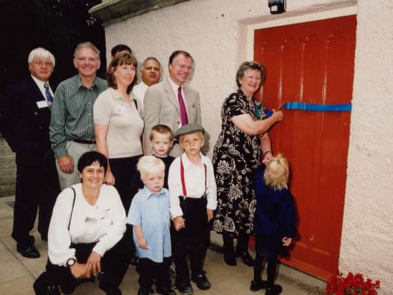 Then Lord Mayor councillor Marjorie Barker cuts the ribbon at the official reopening of Birley Spa Bath House in 2002