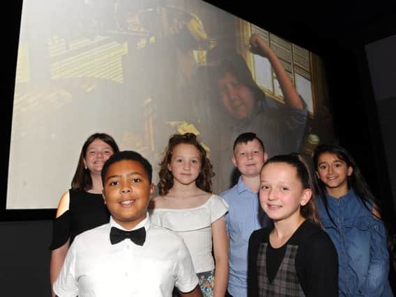 Year six pupils at Woodhouse West Primary School at the premiere at the Showroom Cinema. Pictures: Andrew Roe