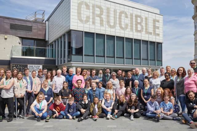The Sheffield community cast of Songs from the Seven Hills at the Crucible Theatre
