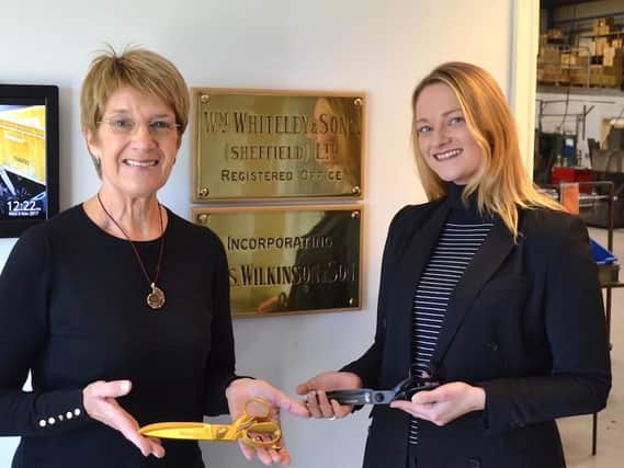 William Whiteley's director Sally Ward and her daughter Caroline, who is the 12th generation of the Whiteley family to work for the Sheffield firm