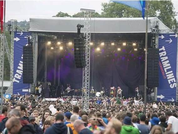The main stage at Tramlines. Picture: Dean Atkins