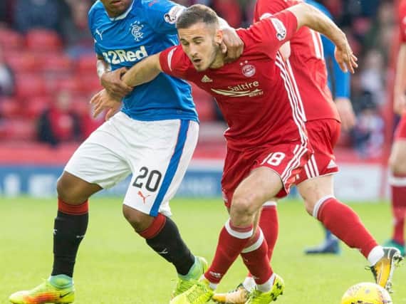 Dominic Ball in Aberdeen colours