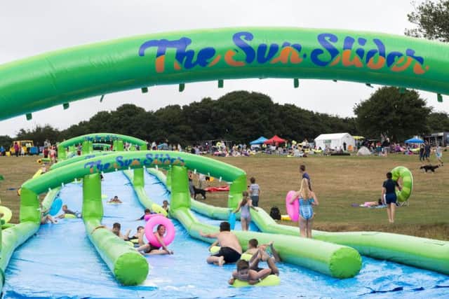 Sheffield Slip and Slide Fest in Graves Park