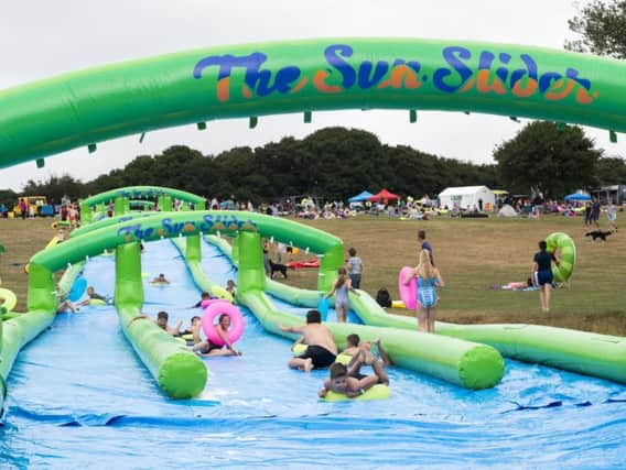 Sheffield Slip and Slide Fest in Graves Park