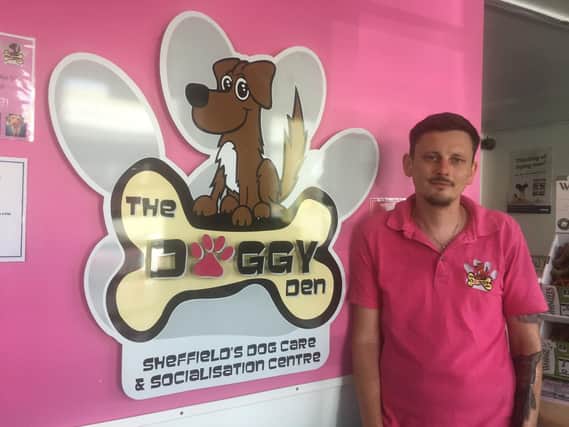 Tom Greatorex, owner, the Doggy Den.