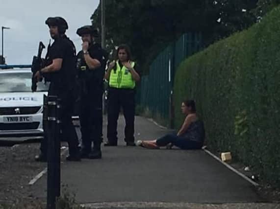 Police incident near Fox Hill Primary School (photo submitted).