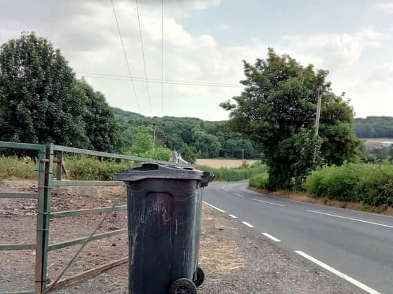 Reduced service: Residents living away from adopted roads in Barnsley now have to take bins to the kerbside.