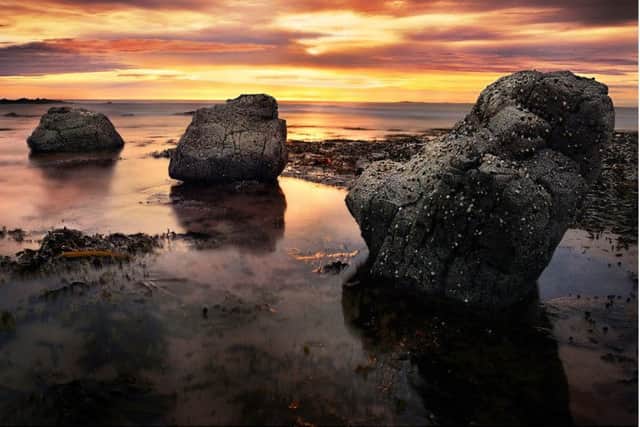 Bamburgh Stones by Peter Matthews