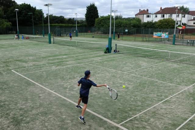 A tennis tournament at Beauchief Tennis Club which is celebrating 80 years