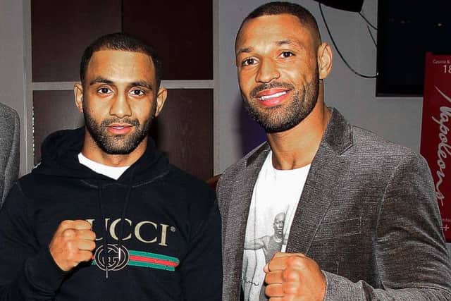 Kid Galahad and Kell Brook picture by Andy Garner