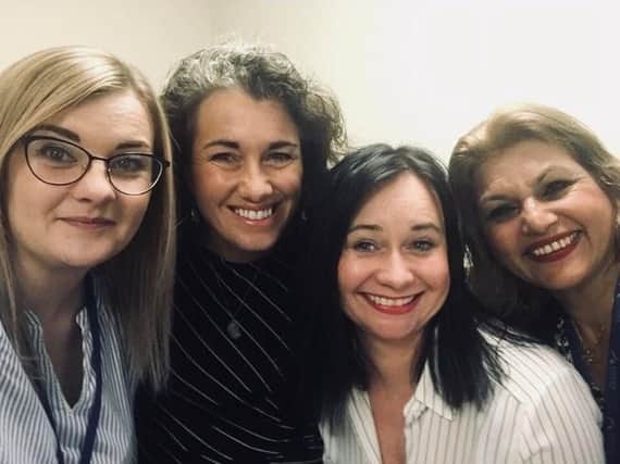 Kathryn Fletcher, Sarah Champion MP, Nadia Cox and Ninda Randhawa,