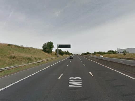 The M18 motorway. Picture: Google.
