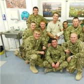 Josh Smart (pictured first from left, front row), Ben Barton and the rest of the BRF squadron.