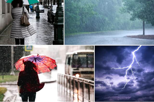 A Met Office weather warning is in place until 2am on Saturday.