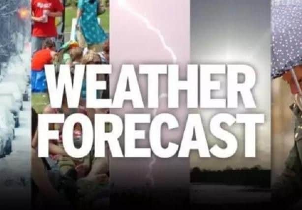 Weather forecast.