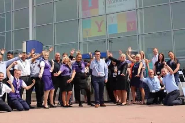 Staff celebrate at DSA.