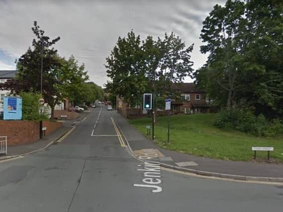 The scene of the collision in Wincobank. Picture: Google