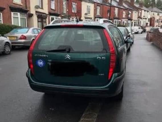 An 'inconsiderate' Sheffield driver has been fined for causing an obstruction to a fellow driver, and making them lose a day's work.