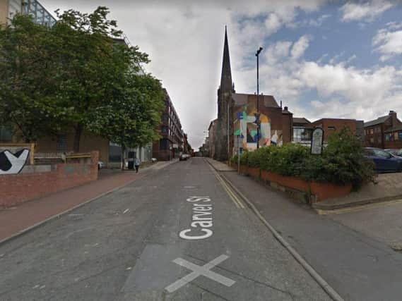 A man was robbed on Carver Street in Sheffield city centre