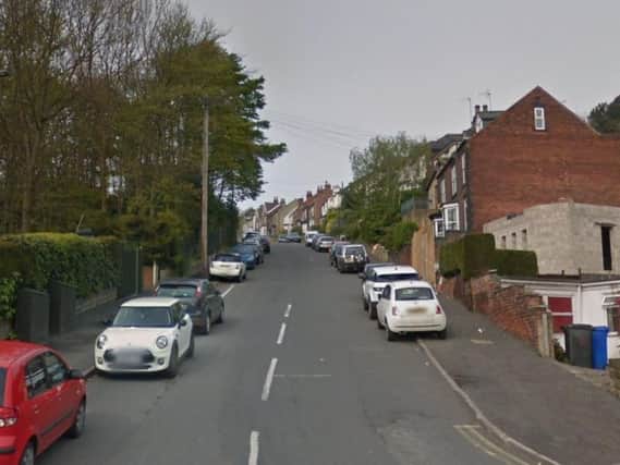 Langsett Avenue, near Hillsborough, where Andrea Hicks fell and fractured her ankle in icy conditions on January 19 (pic: Google)