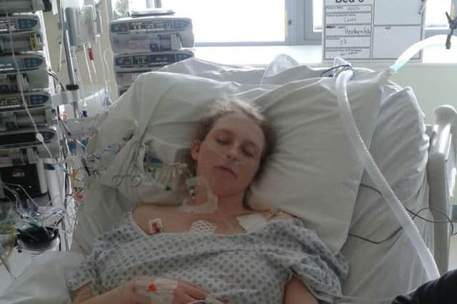 Laura underwent a heart transplant a little over two years ago