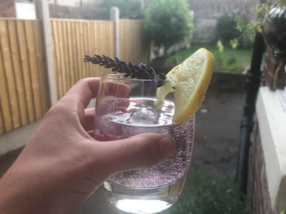 Lavender gin is the simplest to make