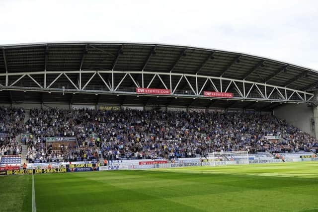 Sold out ... 4,744 Owls fans at the DW Stadium