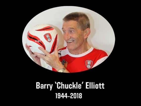 Rotherham United have paid tribute to Barry Chuckle