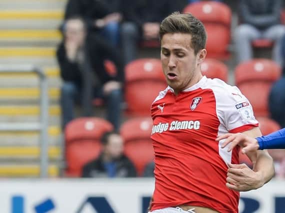Will Vaulks grabbed a consolation for Rotherham in the hefty defeat at Brentford