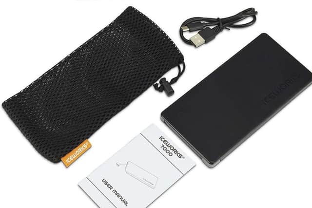 The Iceworks 7000mAh has USB-C connectivity for the latest range of mobile devices