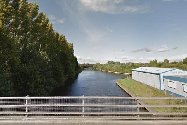 The River Don in Doncaster, close to where the man jumped in (Photo: Google).