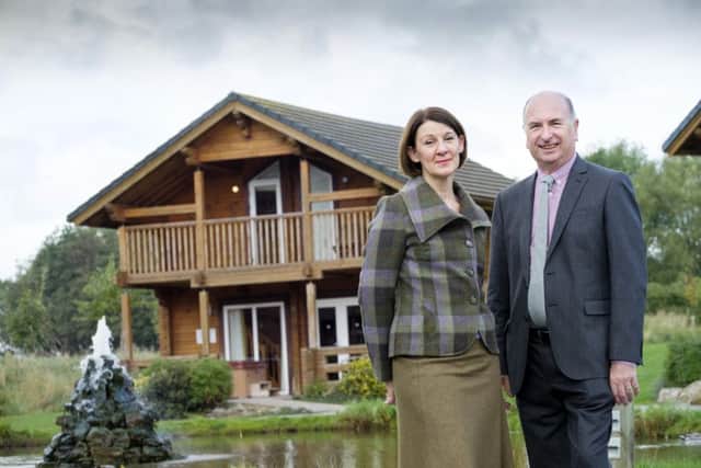 David and Donna Copley say their lodges are a home-from-home for holidaymakers.