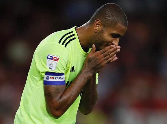 Disappointment for Leon Clarke as a chance goes begging