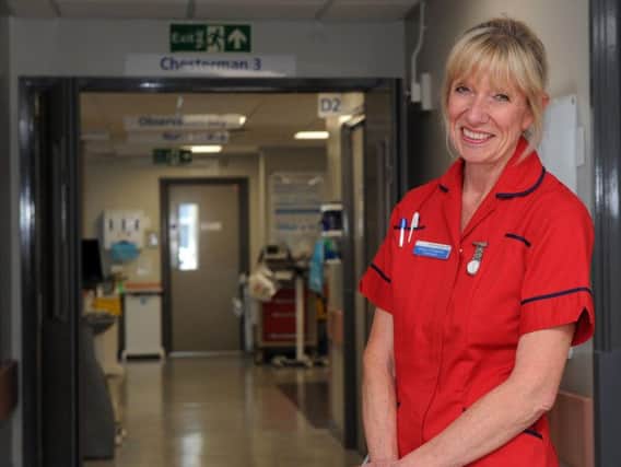 Prof Dame Hilary Chapman at the Northern General Hospital in Sheffield. Picture: Andrew Roe