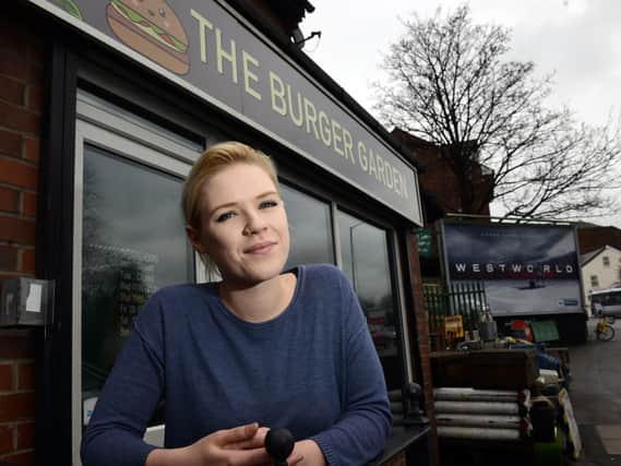 Co-owner Maisie Manterfield outside of the Burger Garden on Abbeydale Road (Picture: Scott Merrylees)