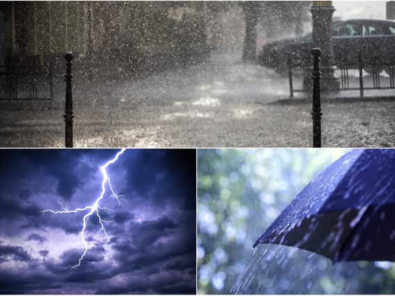 The Met Office have issued a yellow weather warning for Yorkshire as various parts of the region, including Sheffield, are set to be hit by thunderstorms today