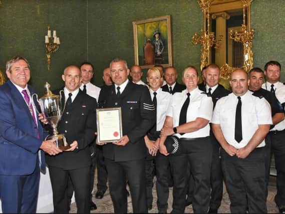 The Doncaster Tasking Team was honoured for its efforts to tackle a gang