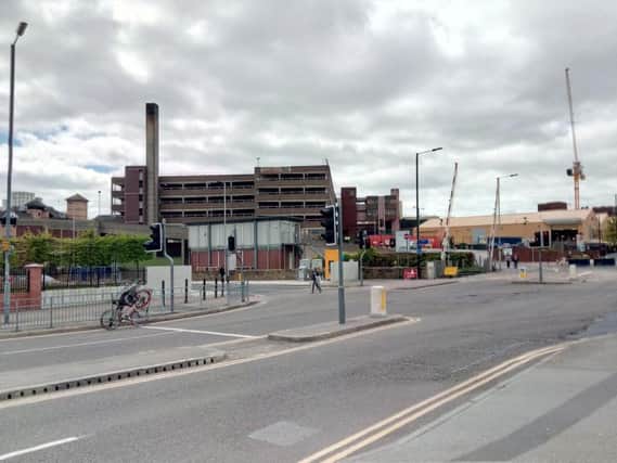 All change: Jumble Lane level crossing will go next Spring with the signal box and multi-storey carpark also scheduled for demolition as planners consider a new "landmark" pedestrian bridge to span the rail tracks.