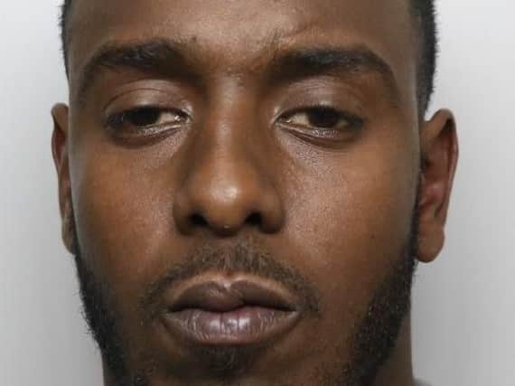 Abdi Ali, aged 28, from Sheffield, is wanted by police in connection with a murder