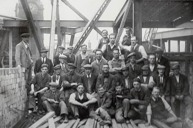 Workmen at Castlegate. Picture: Estate of Jack Corbey