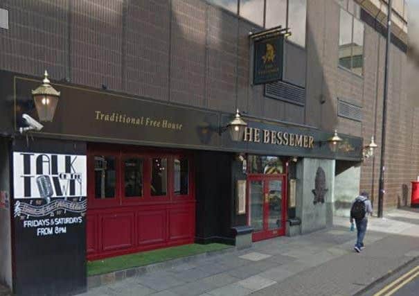 The attack took place at The Bessemer in Sheffield city centre at around 7.30pm on January 26, 2018.