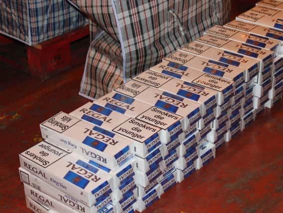 Some of the cigarettes seized by HMRC