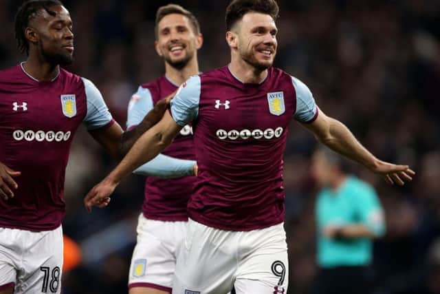 Aston Villa's Scott Hogan.