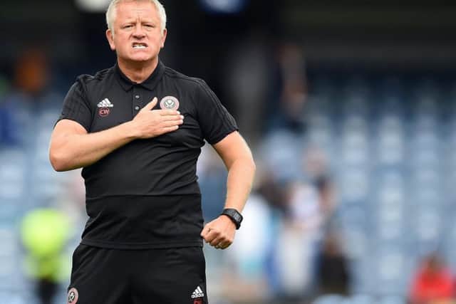 Blades boss Chris Wilder