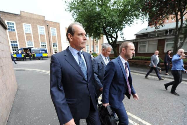 Sir Norman Bettison outside Preston Crown Court. Pic: Peter Powell/PA Wire.