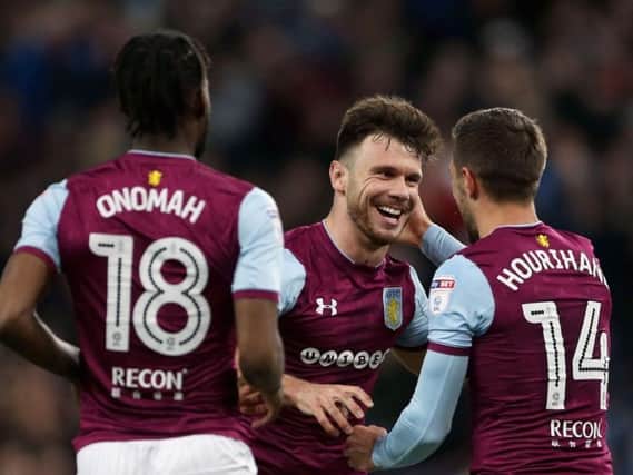 Aston Villa's Scott Hogan has been linked with a move to Sheffield United
