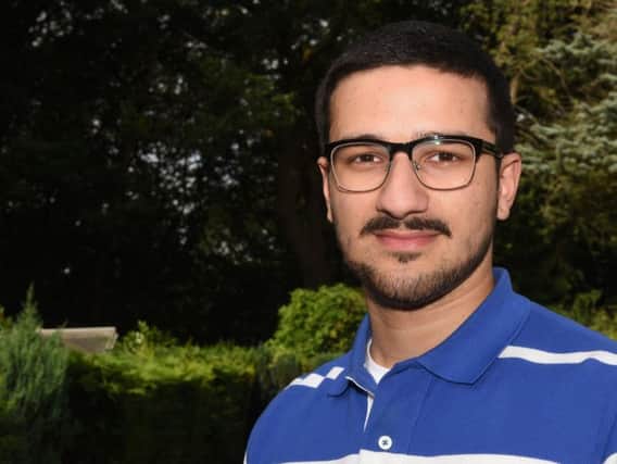 Anas Al-Dabbagh, a former refugee, achieved 3 As in his a level results and is attending Newcastle University to study medicine.