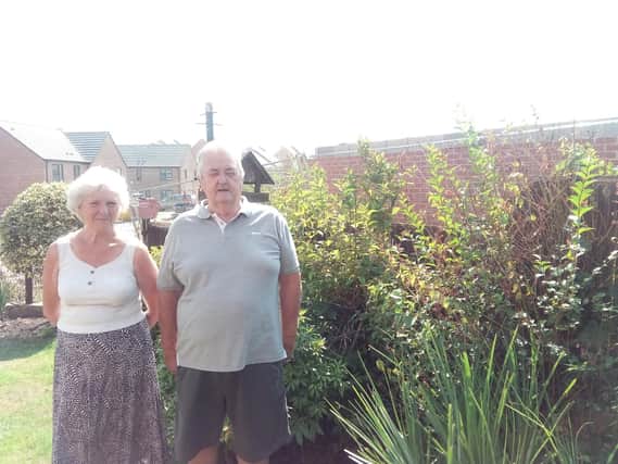 Christine and Geoff Smith are concerned a new house will overshadow their back garden
