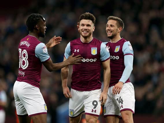 Scott Hogan (centre) was wanted by Sheffield United
